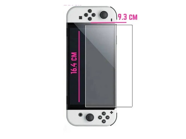&uu NINTENDO SWITCH VIDRIO TEMPLADO OLED (115)